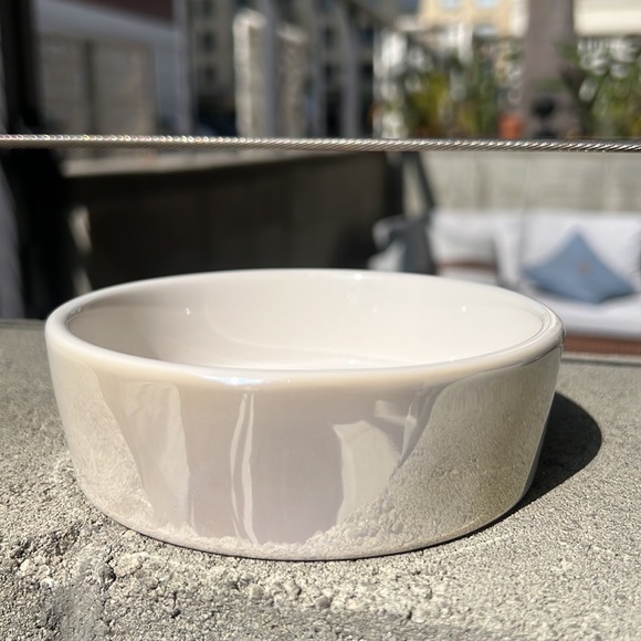 Iridescent Rae Dunn SCARY CUTE Cat Bowl - Picture 2 of 2